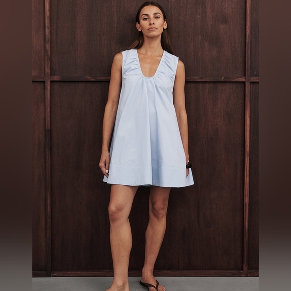 Dissh 'Gabby'  cornflower blue cotton mini NWT - Picture 3 of 13